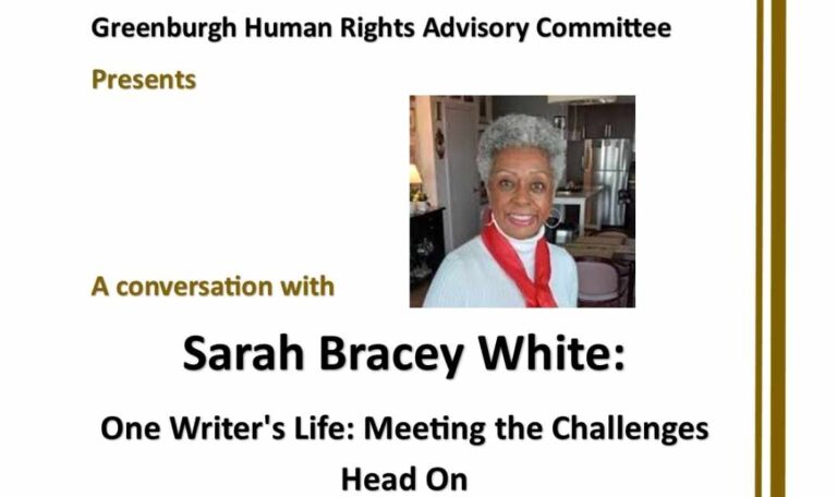 Greenburgh Human Rights Committee Presents A Conversation with Author Sarah Bracey White