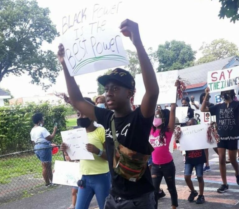 The Children March in Mount Vernon