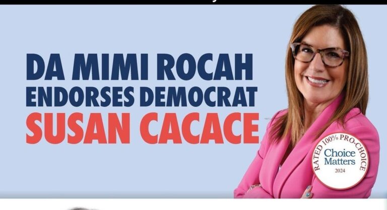 Breaking News: DA Mimi Rocah Endorsed Susan Cacace For Westchester District Attorney