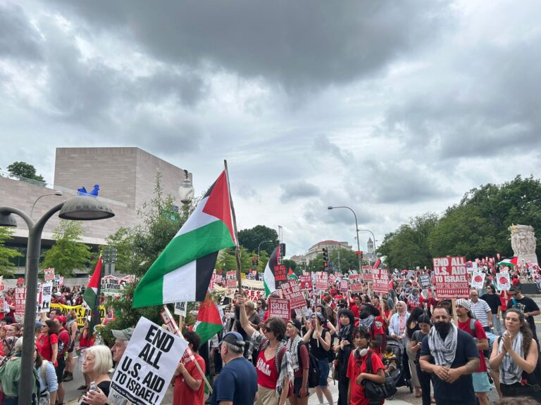 Thousands Converge on DC Protesting Netanyahu’s Visit To Congress. [Video]