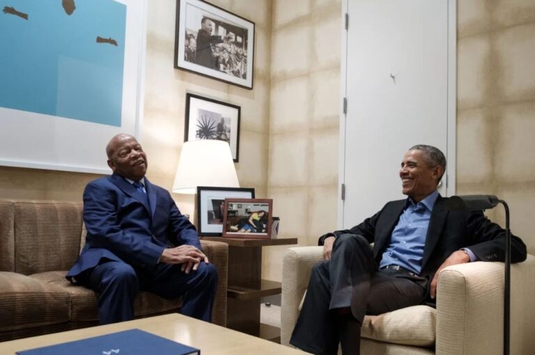 Barack Obama Announced Plaza At Obama Presidential Center Will Be Renamed in Honor of John Lewis