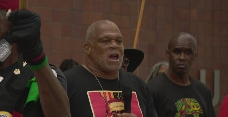 George Floyd’s Uncle Joins March For Sonya Massey In Chicago
