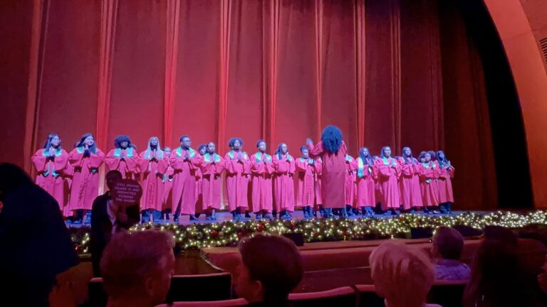 Denzel Washington School of the Arts Gospel Choir Opens For Radio City Music Hall Christmas Spectacular