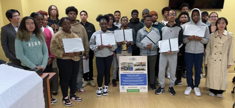 Environmental Leaders of Color – Technology and the Environment Advanced Computer Class Graduation