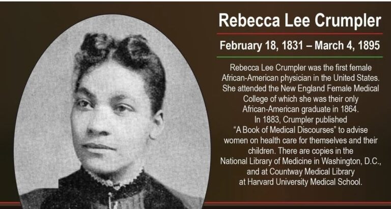 This Day In Black History – Rebecca Lee Crumpler Became First African American Woman To Earn A Medical Degree