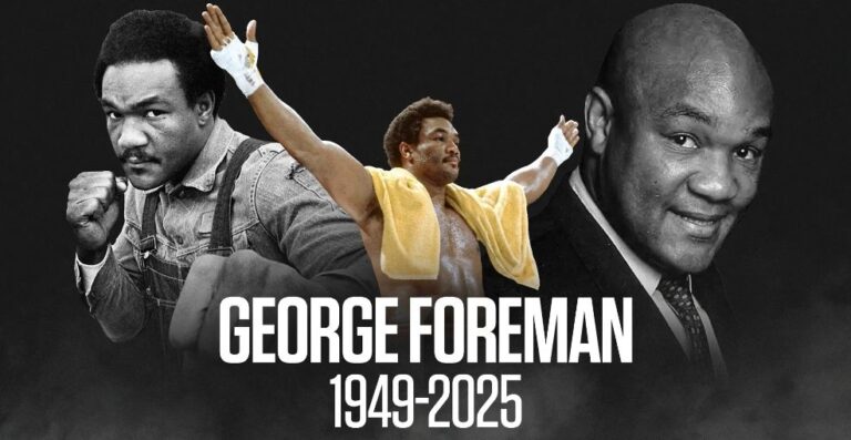 Two Time Heavyweight Champ George Forman Dies Friday at Age of 76