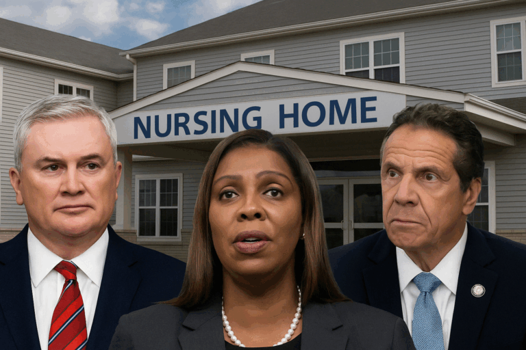 Rep. Comer Refers Andrew Cuomo to Trump DOJ for Criminal Prosecution After Tish James’ Report Exposed Nursing Home Cover-Up