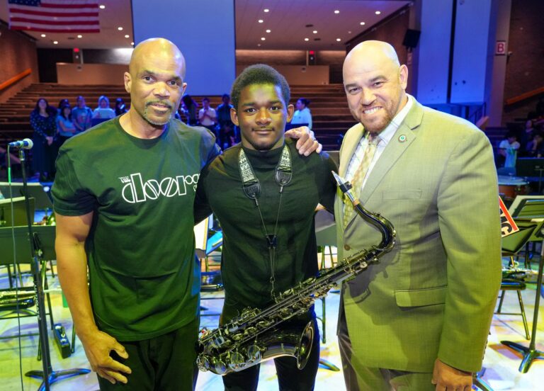 Daryl DMC McDaniels Presents Yonkers Middle School Student Josiah Dominique With $60,000 Garden Of Dreams Inspire Scholarship