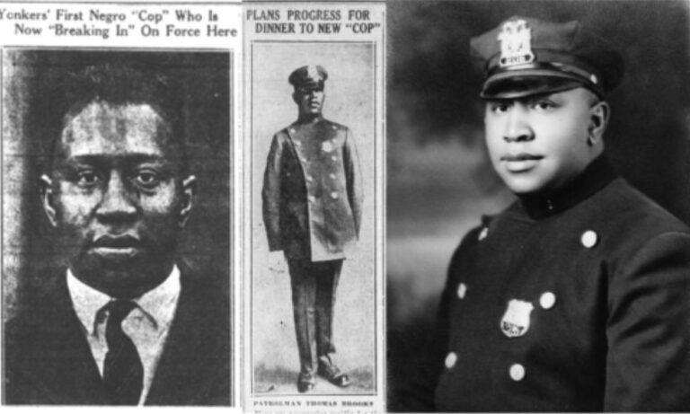 Thomas P. Brook Became First Black Officer in Yonkers PD, April 1, 1925