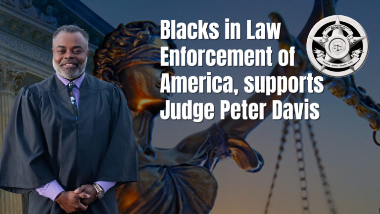Mount Vernon Needs Strong, Fair, and Experienced Leadership in the Courts — Statement from Black Law Enforcement  Support of Judge Peter Davis