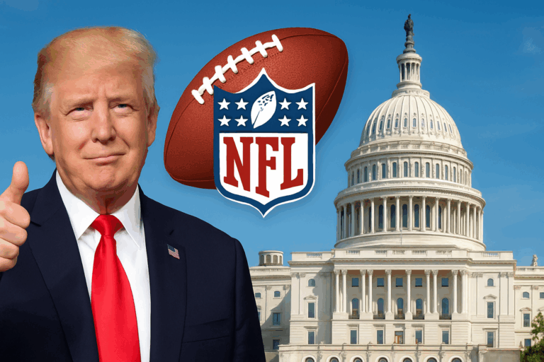 Trump Announces 2027 NFL Draft in D.C., Champions Stadium Revival and National Unity Through Football
