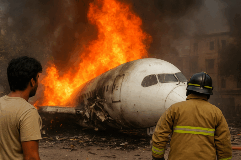 Tragedy in Ahmedabad: London-Bound Air India Flight Crashes, Over 240 Feared Dead