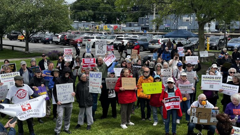 Labor and Community Leaders Hold Riverside Rally Against Medicaid and Medicare Cuts
