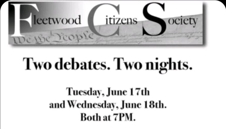 Fleetwood Citizen Society Mount Vernon City Court Judge Candidate Forum