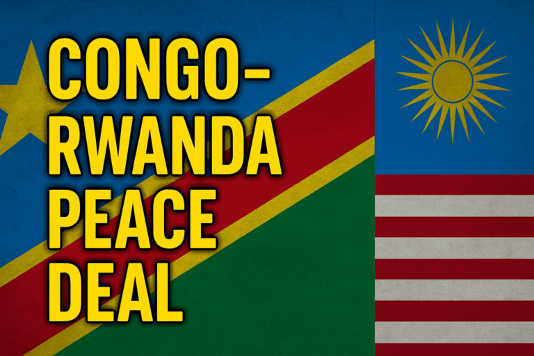 What the Media Is Not Talking About: The Congo-Rwanda Peace Deal and the Silence Around Hope
