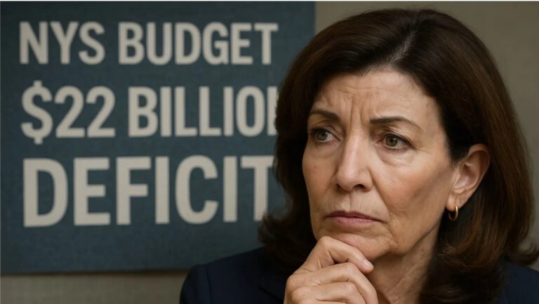 The New York Budget Crisis: $22 billion deficit, Self-Inflicted and Predictable