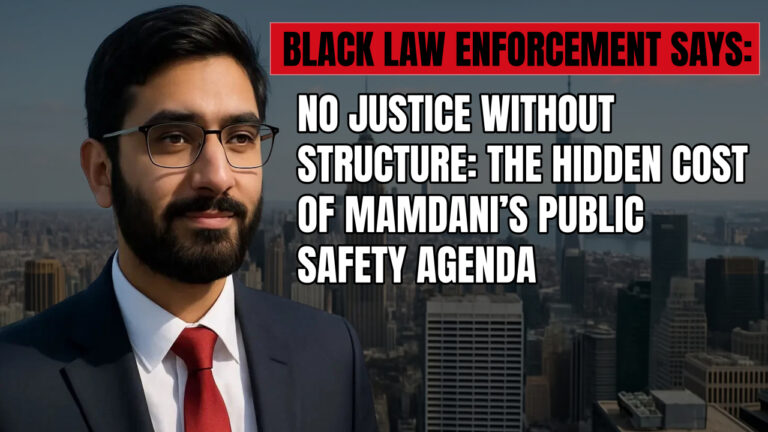 No Justice Without Structure: The Hidden Cost of Mamdani’s Public Safety Agenda