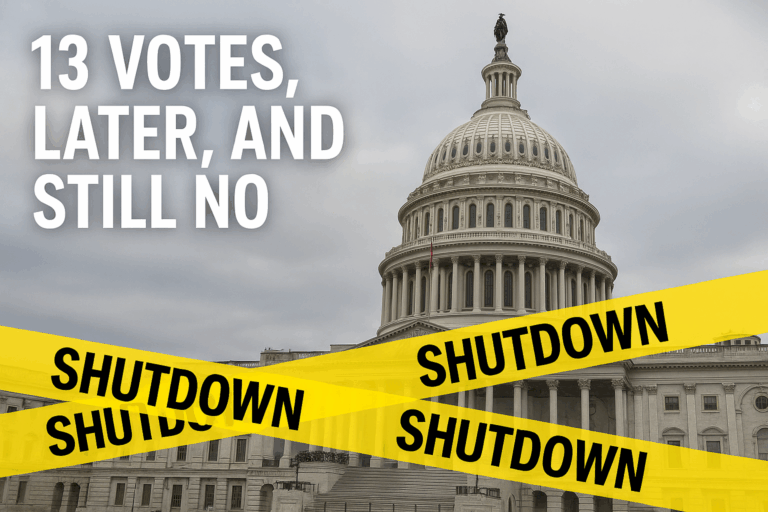 Federal Update: Thirteen Votes Later, Still No Paychecks