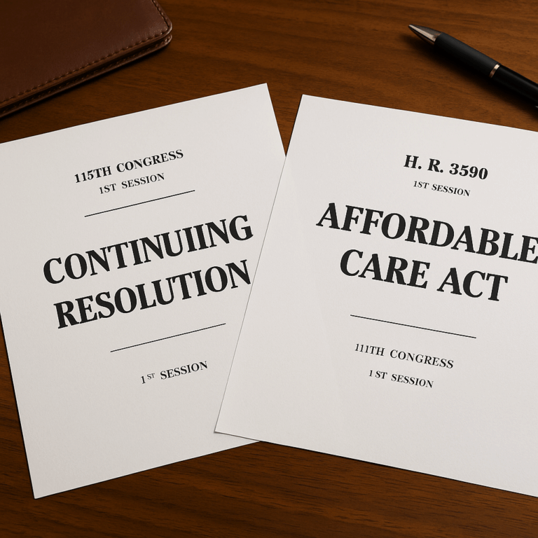 A Continuing Resolution Can’t Fix Healthcare