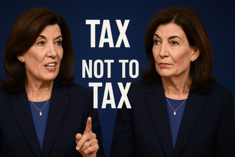 THE MAMDANI EFFECT: HOCHUL’S TAX CONFUSION AND THE MIDDLE CLASS THAT WILL PAY FOR IT