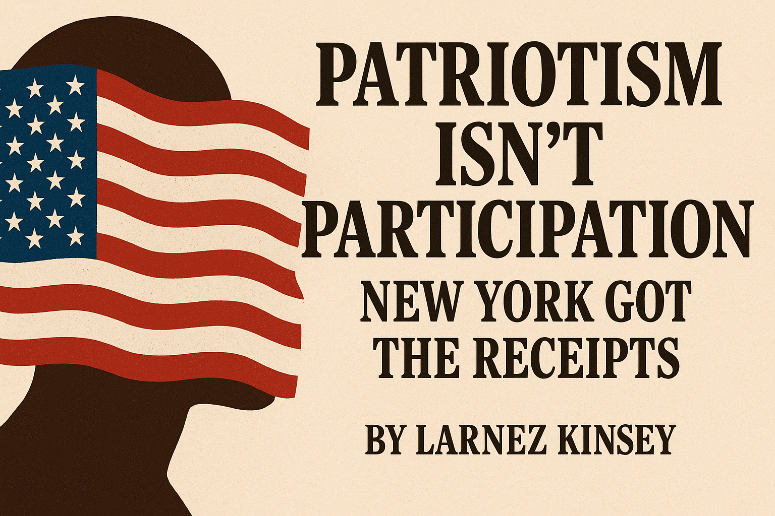 Patriotism Isn’t Participation and New York Got the Receipts By Larnez Kinsey 