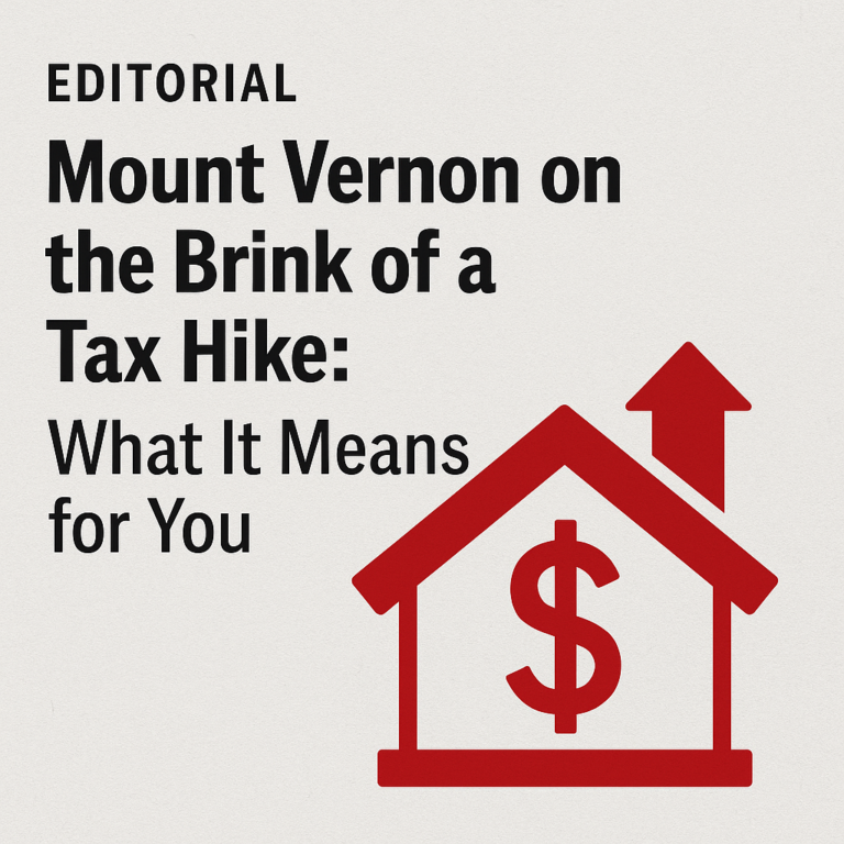 Mount Vernon on the Brink of a Tax Hike: What It Means for You