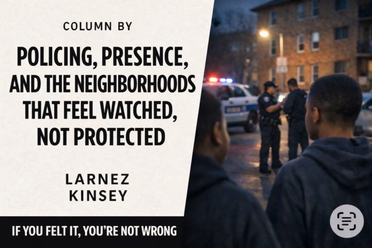 Policing, Presence, and the Neighborhoods That Feel Watched, Not Protected