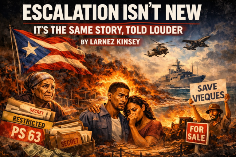 Escalation Isn’t New. It’s the Same Story, Told Louder By Larnez Kinsey