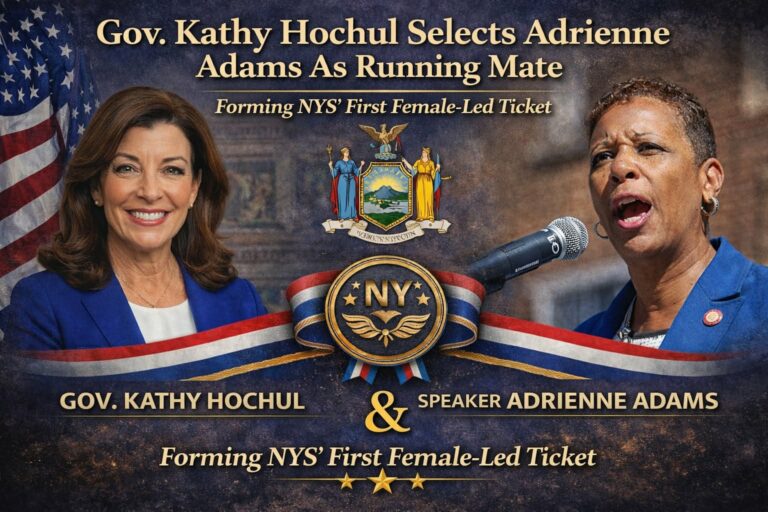 Gov. Kathy Hochul Selects Adrienne Adams As Running Mate, Forming NY’s First Female-Led Ticket