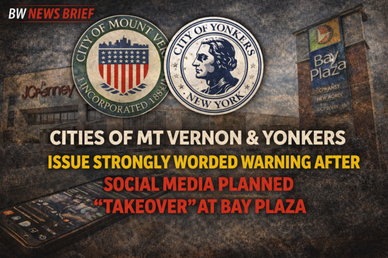 Cities Of Mt Vernon & Yonkers Issue Strongly Worded Warnings After Social Media Planned “Takeover” At Bay Plaza