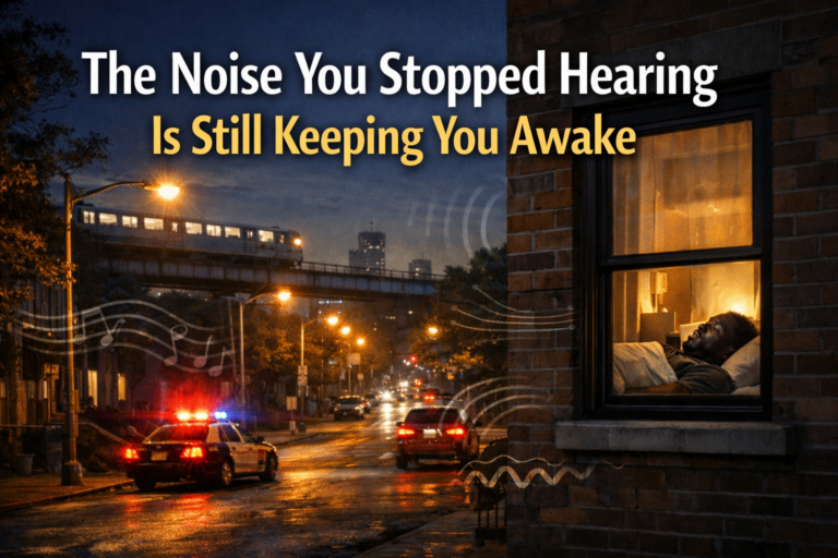The Noise You Stopped Hearing Is Still Keeping You Awake By Derek H. Suite, M.D.
