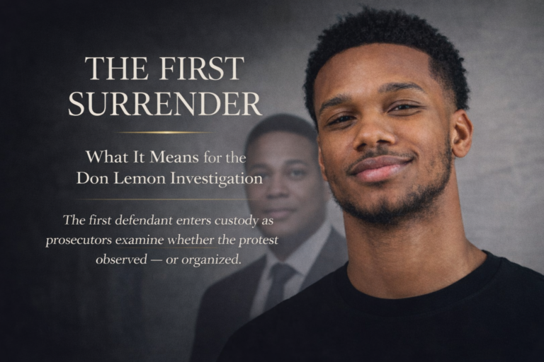 Temple Student Surrenders in Church Protest Case Connected to Don Lemon