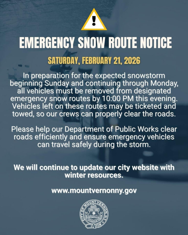 State Of Emergency Declared In Westchester