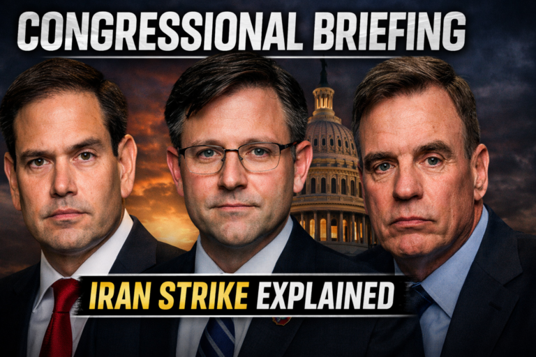 Inside the Congressional Briefing: What Lawmakers Were Told About Iran