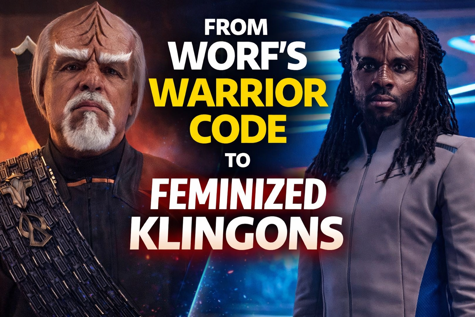 From Worf’s Warrior Code To Feminized Klingons: The Changing Identity ...