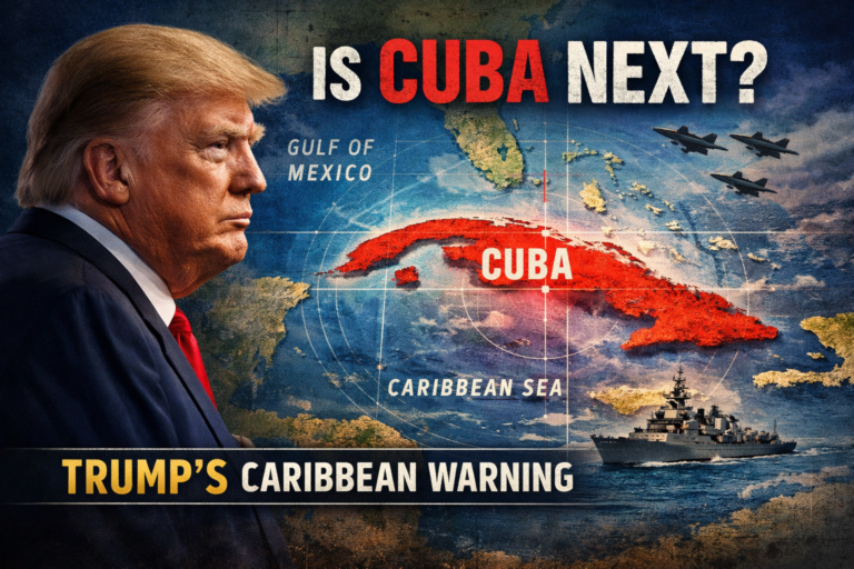 Trump Signals Cuba Could Be Next After Iran Operation, Raising Questions Across the Caribbean