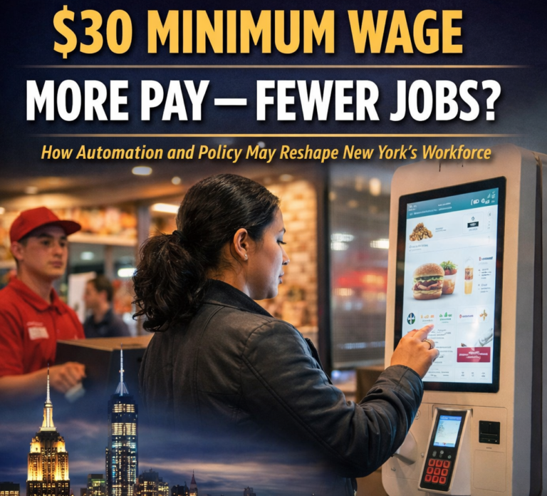 A $30 Minimum Wage in New York Will Lead to More Unemployment — Here’s Why