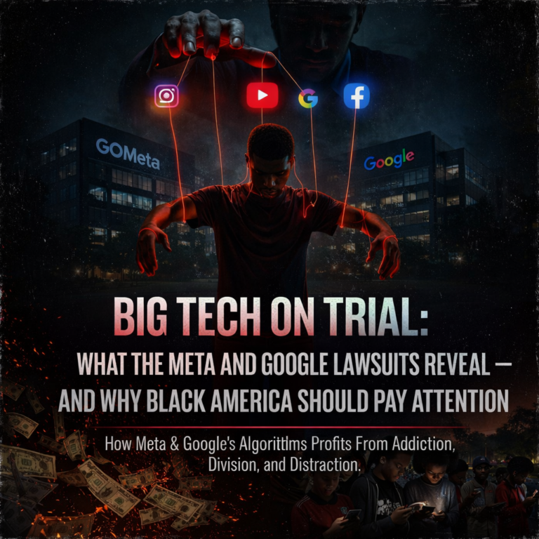 Big Tech on Trial: What the Meta and Google Lawsuits Reveal — And Why Black America Should Pay Attention
