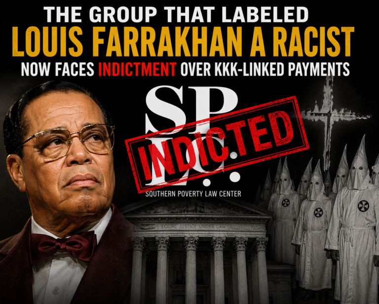 The Group That Labeled Louis Farrakhan a Racist Now Faces Indictment Over Klan-Linked Payments