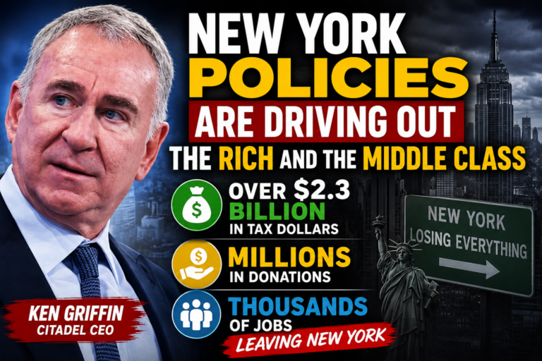 New York Policies Are Driving Out The Rich And The Middle Class