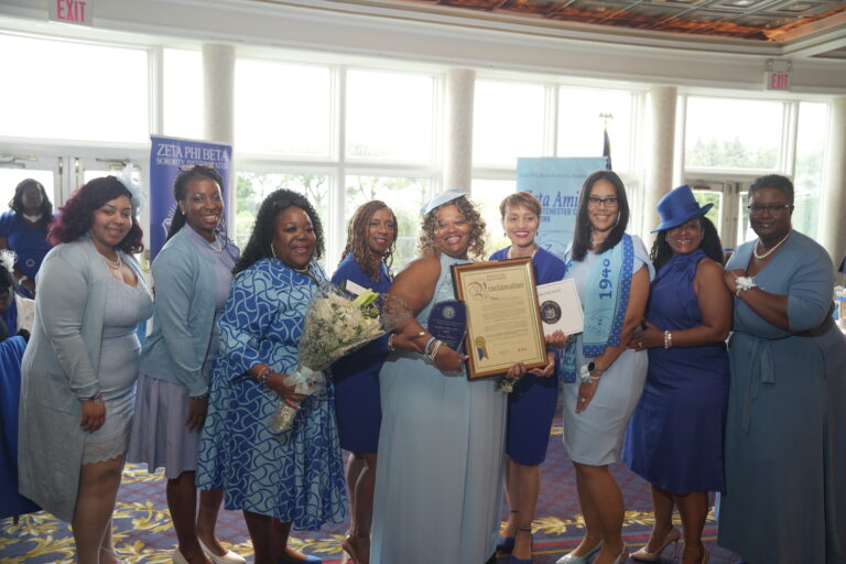 Teresa B. Clarke Honored with Zeta Amicae Award and Proclamation