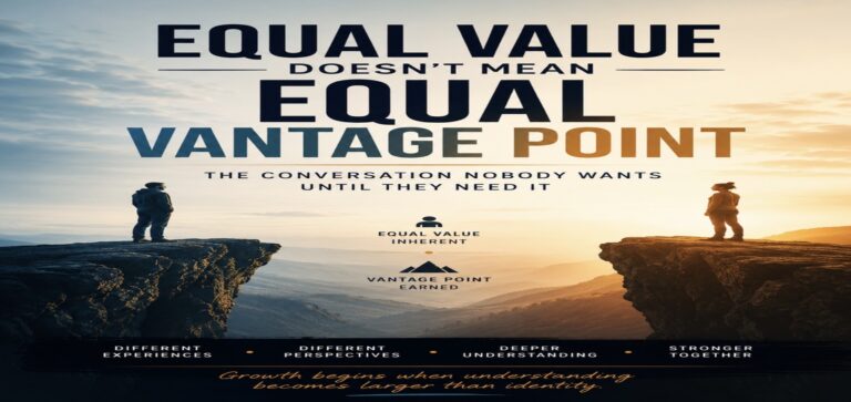 Equal Value Doesn’t Mean Equal Vantage Point