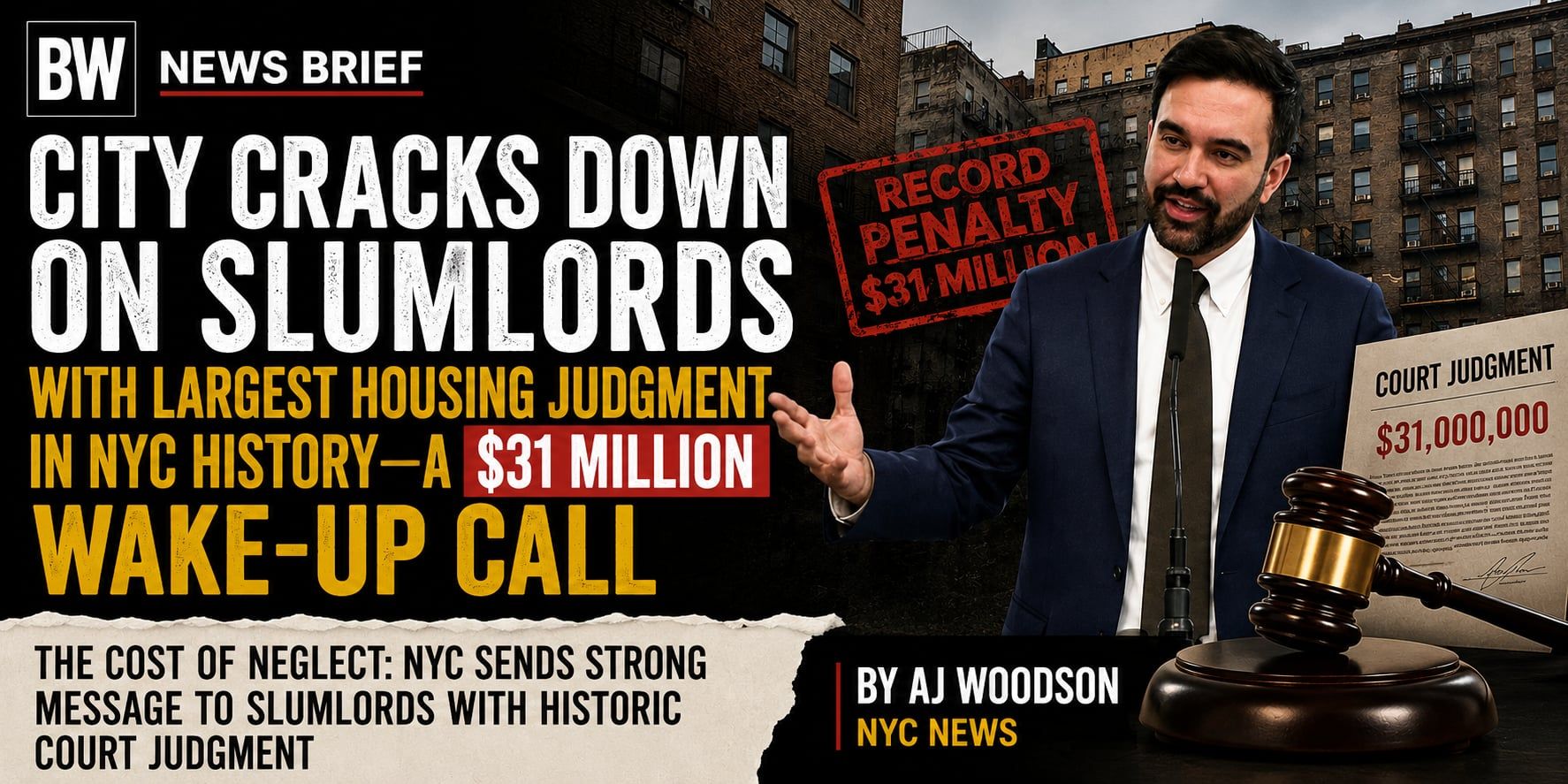 City Cracks Down On Slumlords With Largest Housing Judgment In NYC ...