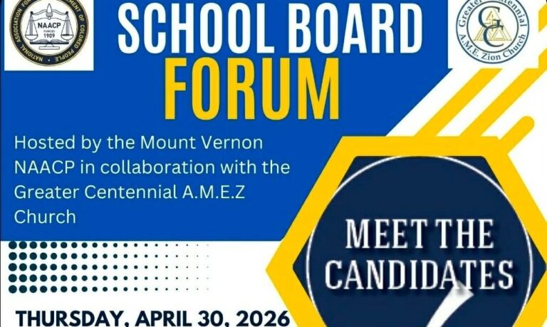 MV NAACP & Greater Centennial A.M.E. Zion Church Host 2026 School Board Candidate Forum