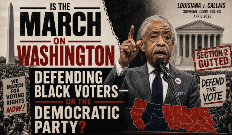 Is the March on Washington Defending Black Voters — or the Democratic Party?