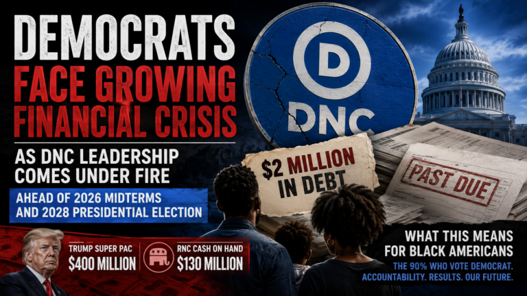 Democrats Face Growing Financial Crisis as DNC Leadership Comes Under Fire Ahead of 2026 Midterms