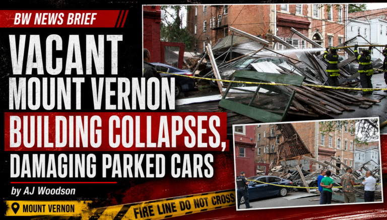 BW News Brief: Vacant Mount Vernon Building Collapses, Damaging Parked Cars