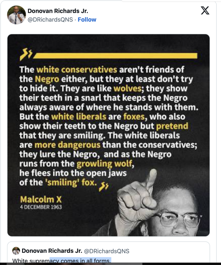 Donovan Richards' Malcolm X Post Sparks New Debate: IS DSA for Black Voters? 6