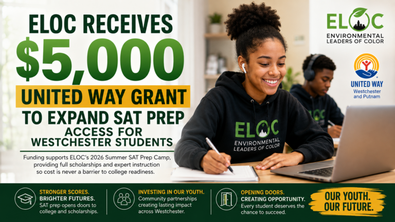 ELOC Receives $5,000 United Way Grant to Expand SAT Prep Access for Westchester Students