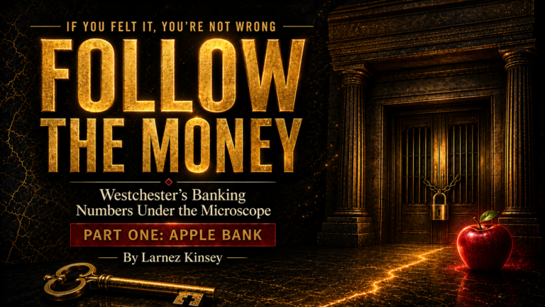 FOLLOW THE MONEY – Westchester’s Banking Numbers Under the Microscope, Part One: Apple Bank